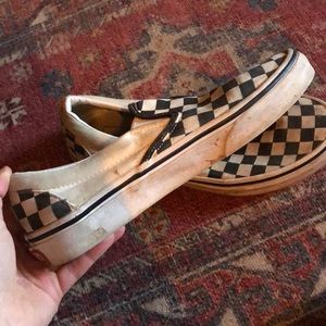 Checked vans